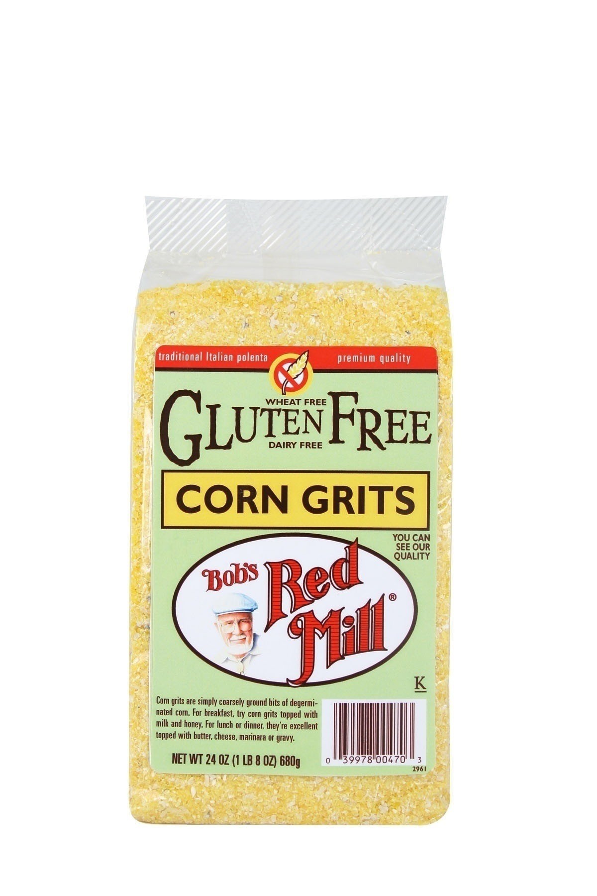 Bob’s Red Mill Gluten Free Corn Grits / Polenta 4/24oz Mill Creek