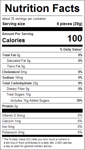 Vidal Gummi Mini Fried Eggs 2.2lb