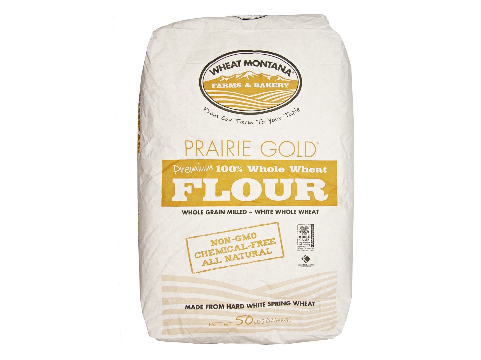 Wheat Montana Prairie Gold (86) Flour 50 lb bag Mill Creek General Store