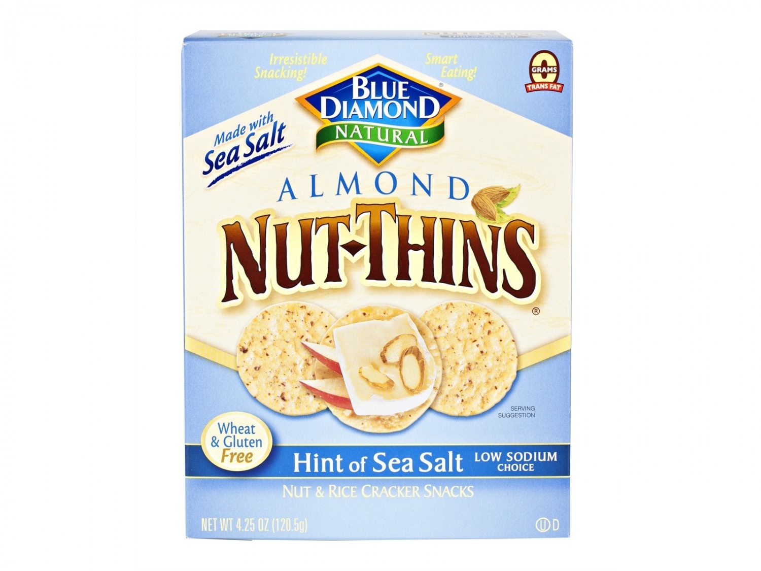 Blue Diamond NutThins®, Hint of Sea Salt 12/4.25oz Mill Creek